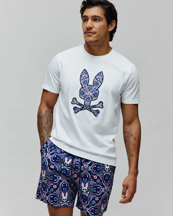 LUKE SWIM TRUNKS (BLUE) - PSYCHO BUNNY