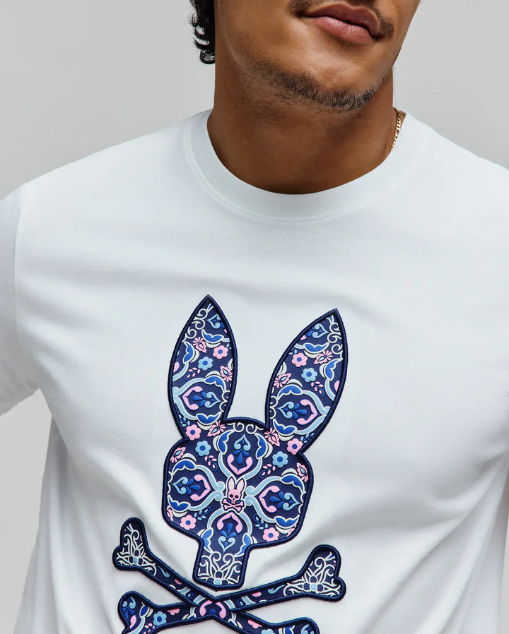LUKE GRAPHIC T-SHIRT (WHITE) - PSYCHO BUNNY