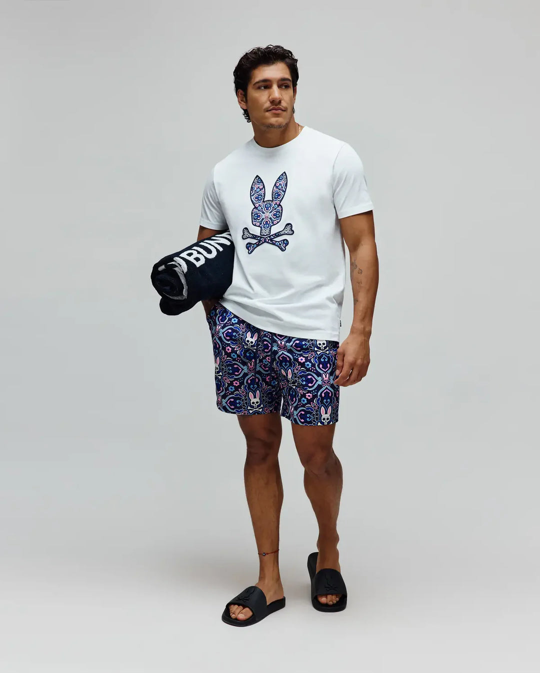 LUKE GRAPHIC T-SHIRT (WHITE) - PSYCHO BUNNY