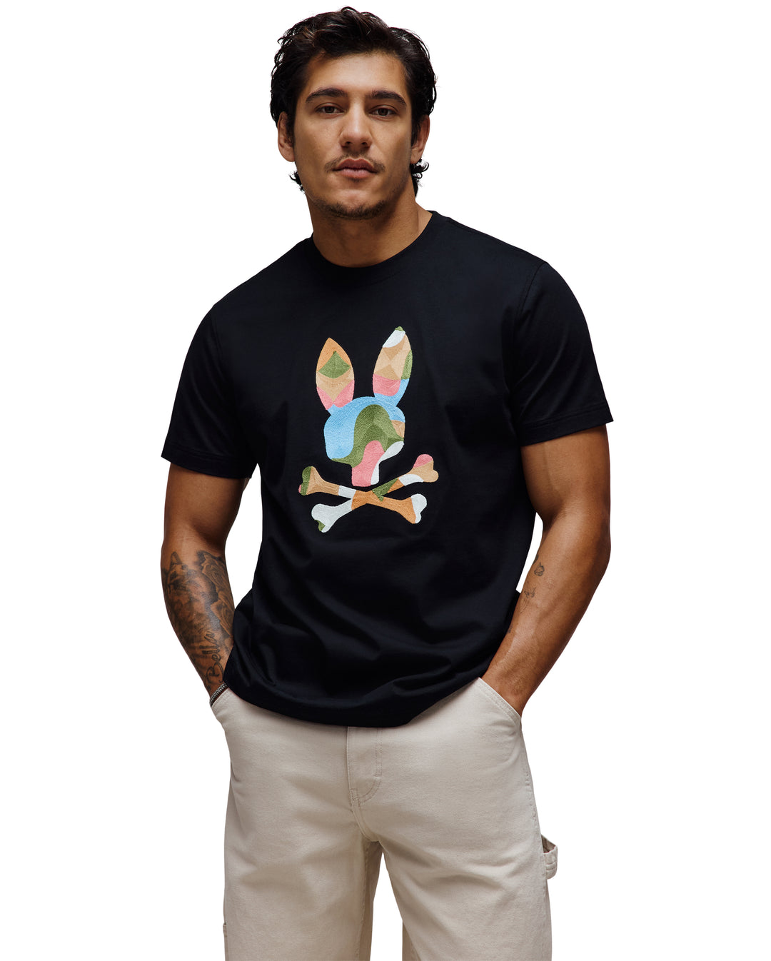ARA GRAPHIC TEE (BLACK) - PSYCHO BUNNY