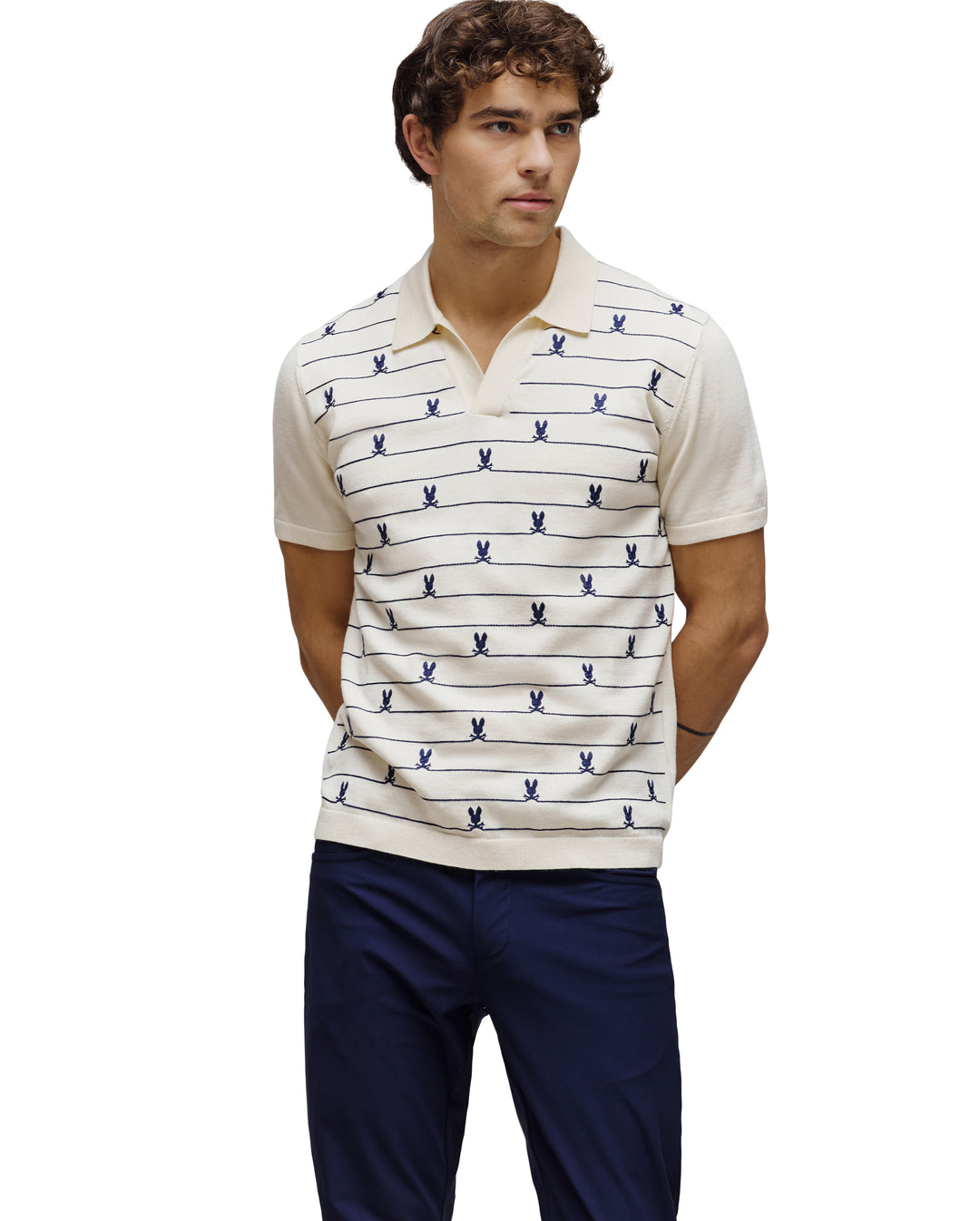 MARVIN JOHNNY COLLAR POLO (PRISTINE) - PSYCHO BUNNY