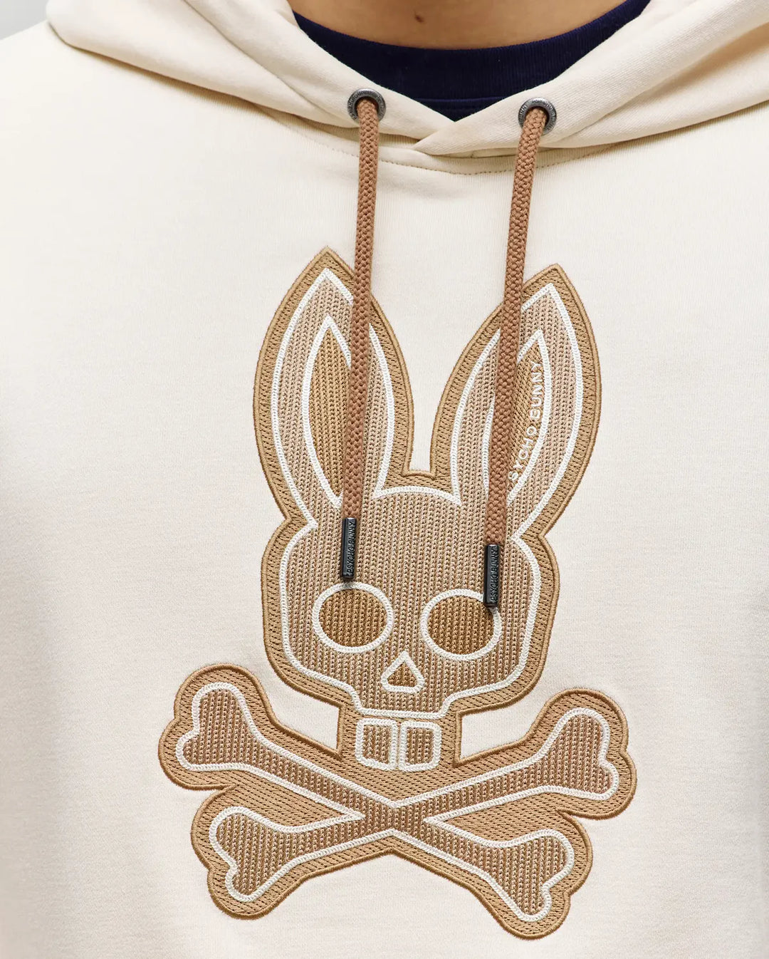 RYDER EMBROIDERED PATCH HOODIE (WHITE CAP) - PSYCHO BUNNY