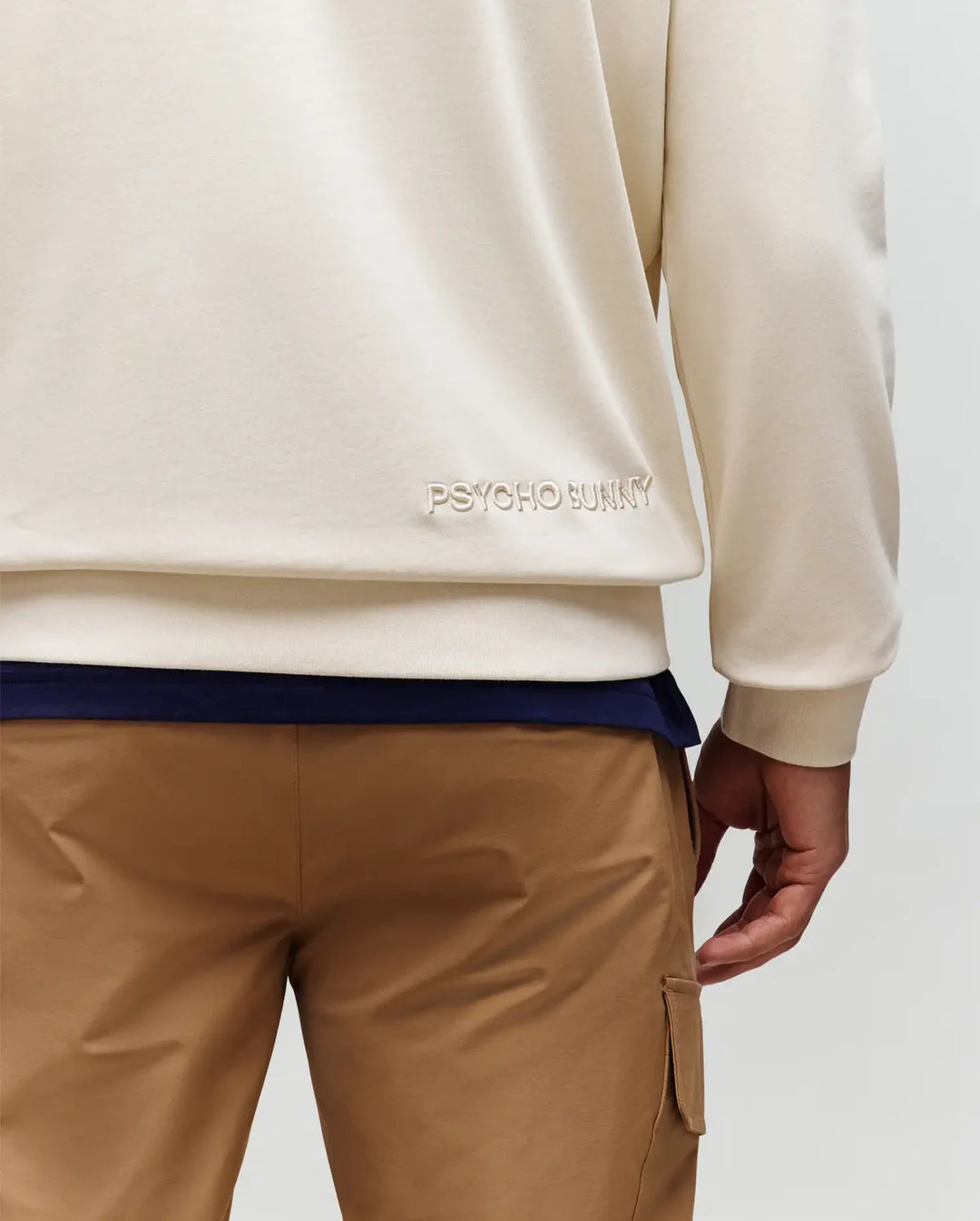 RYDER EMBROIDERED PATCH HOODIE (WHITE CAP) - PSYCHO BUNNY