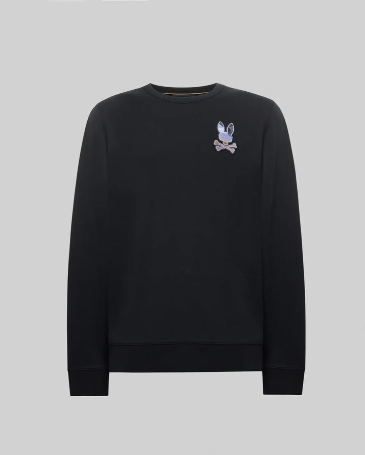 DANTE EMBROIDERY CREW (BLACK) - PSYCHO BUNNY