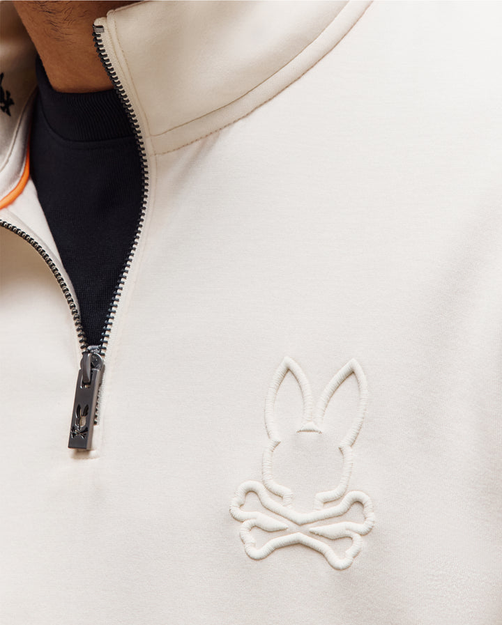 NEV 1/4 ZIP SWEATSHIRT (PRISTINE) - PSYCHO BUNNY