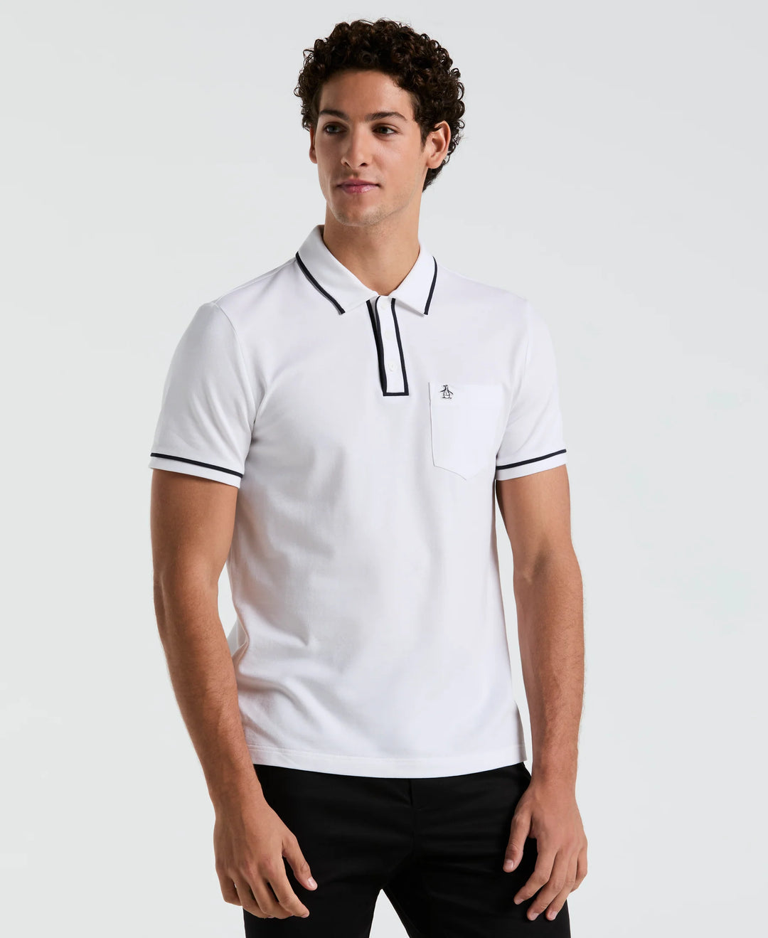 LUXE HERITAGE EARL POLO (BRIGHT WHITE) - ORIGINAL PENGUIN