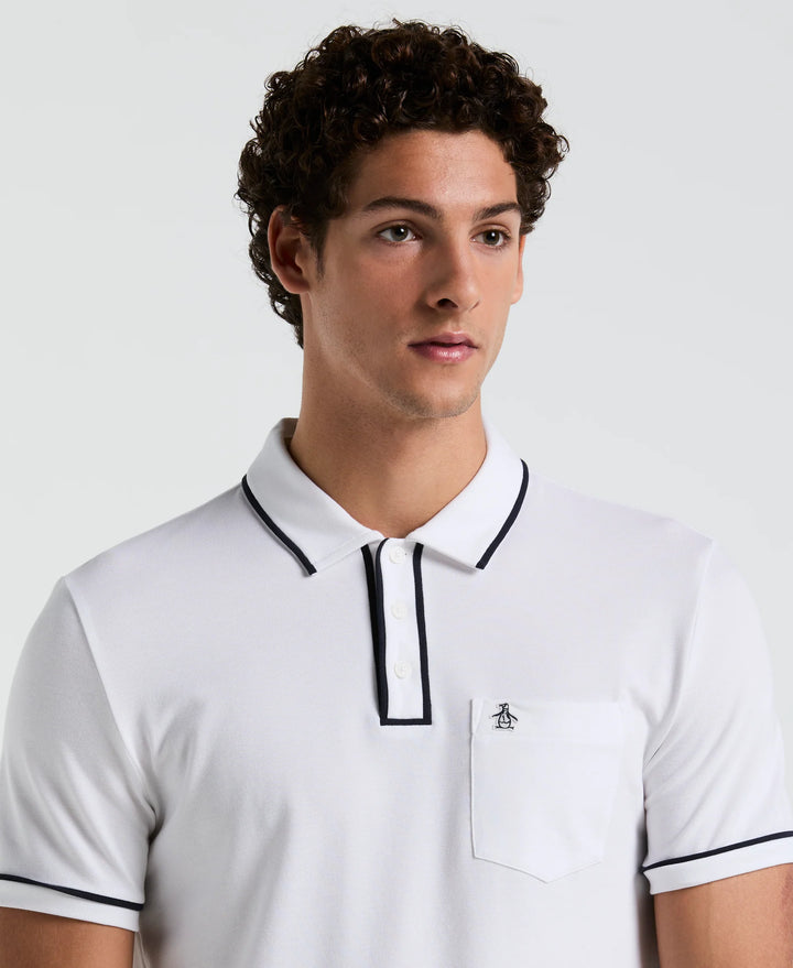 LUXE HERITAGE EARL POLO (BRIGHT WHITE) - ORIGINAL PENGUIN