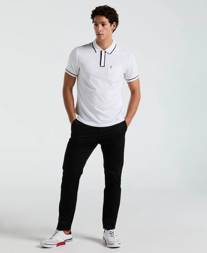 LUXE HERITAGE EARL POLO (BRIGHT WHITE) - ORIGINAL PENGUIN