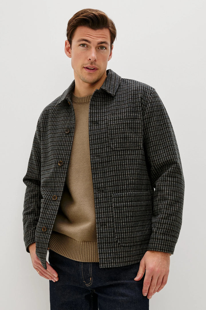 PASCAL JACKET (GREY CHECK)  - RAILS