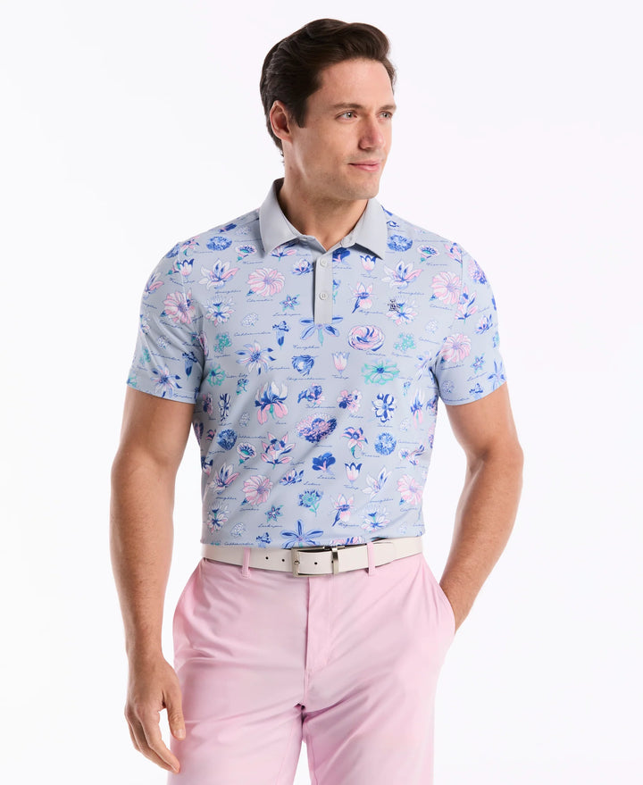 TEXTBOOK FLORAL POLO (GRAY DAWN) - ORIGINAL PENGUIN