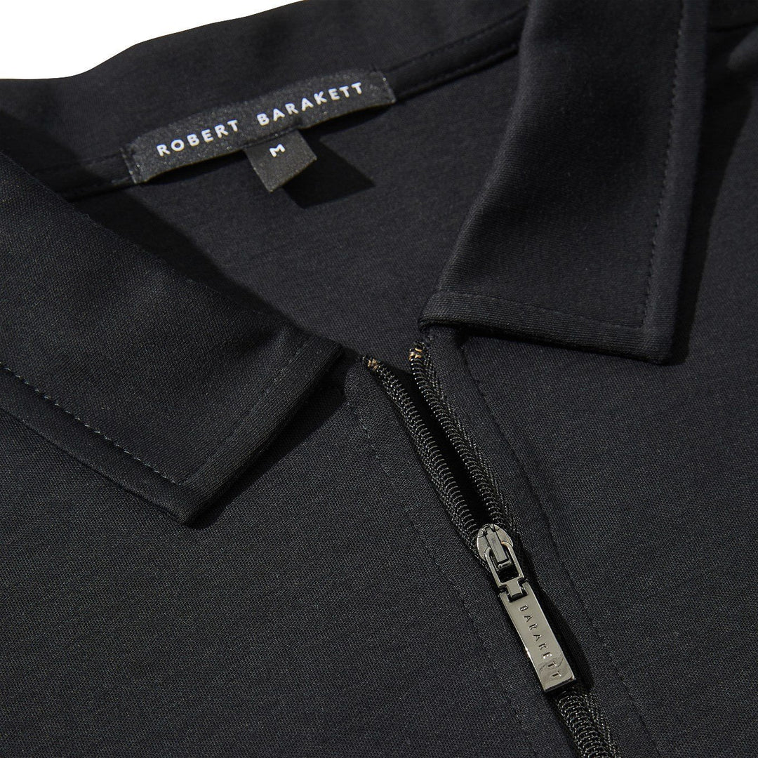 GEORGIA  ZIP POLO (BLACK) - ROBERT BARAKETT