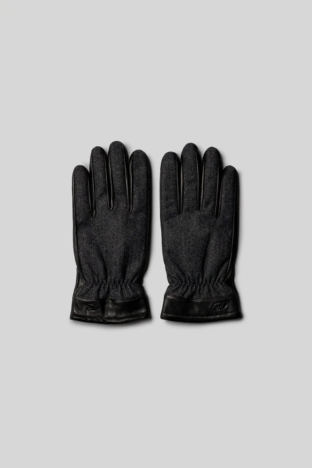 WEBER HERRINGBONE GLOVES (BLACK) - ROBERT BARAKETT