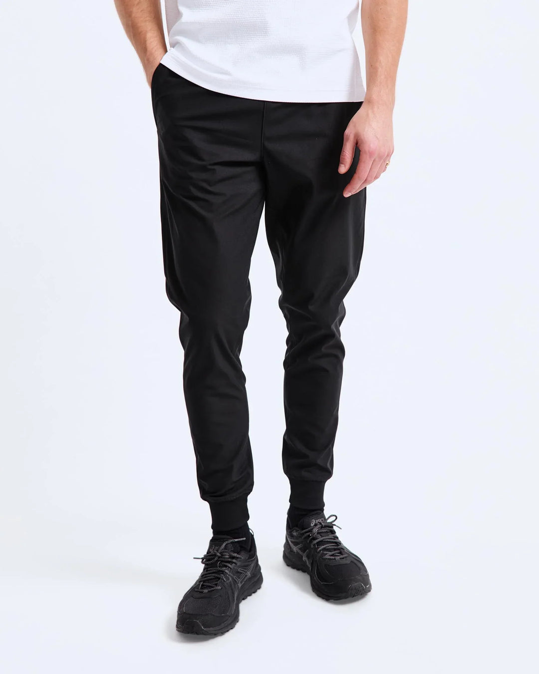 KNIT COACH SLIM JOGGER (BLACK) - REIGNING CHAMP