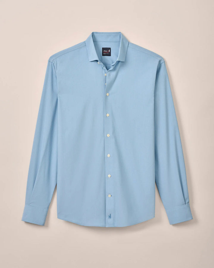 TRAVIS BUTTON UP SHIRT (BLUE) - JOHNNIE-O