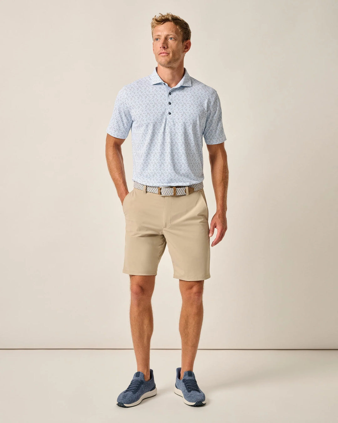 FUSION SHORTS (KHAKI) - JOHNNIE - O