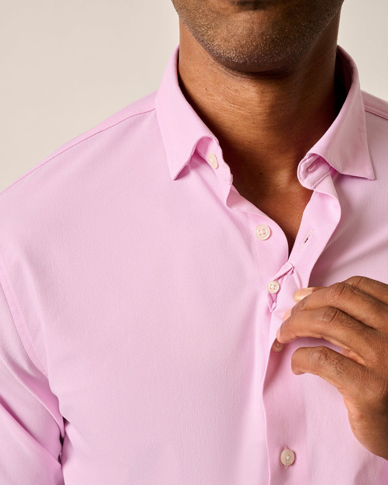 TRAVIS BUTTON UP SHIRT (PINK) - JOHNNIE-O