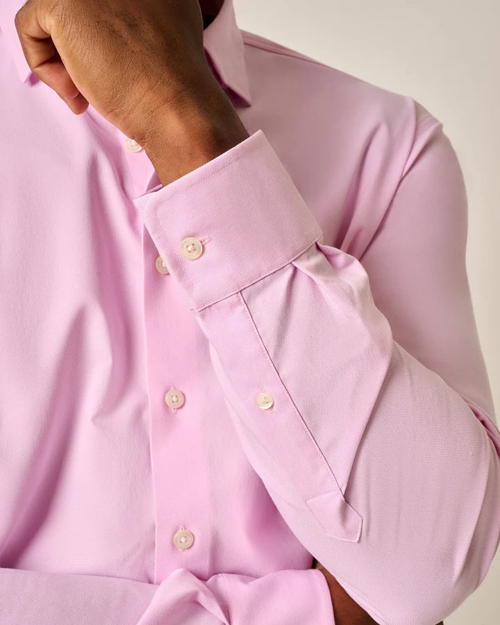 TRAVIS BUTTON UP SHIRT (PINK) - JOHNNIE-O