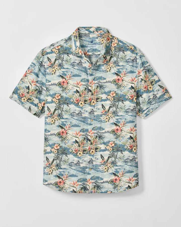 ALMANZO BUTTON UP SHIRT (LAGUNA) - JOHNNIE- O