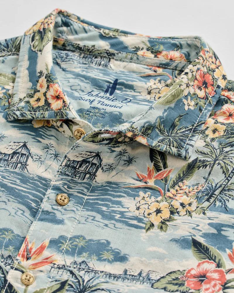 ALMANZO BUTTON UP SHIRT (LAGUNA) - JOHNNIE- O