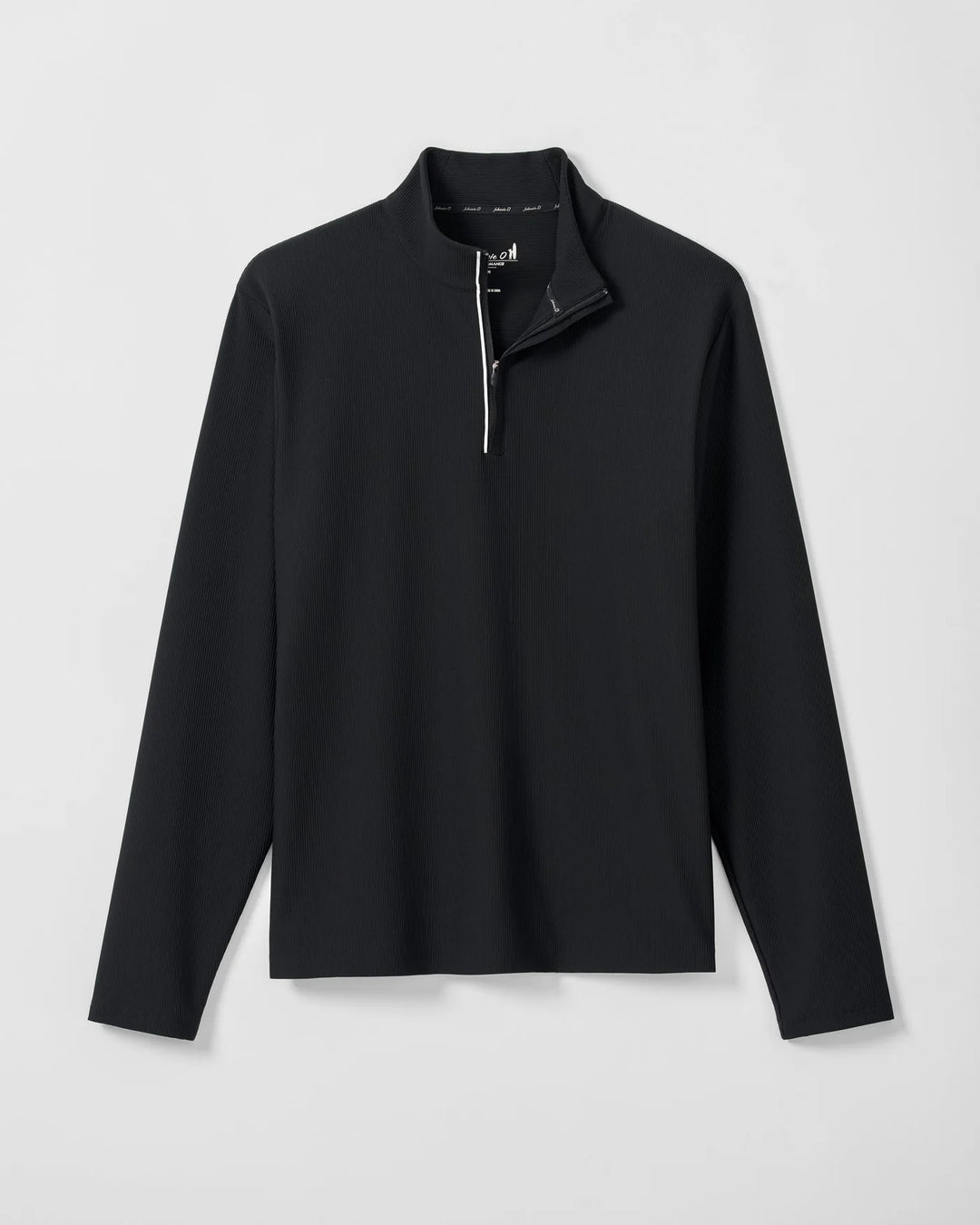 HOPPIN' 1/4 ZIP PULLOVER (BLACK) - JOHNNIE-O