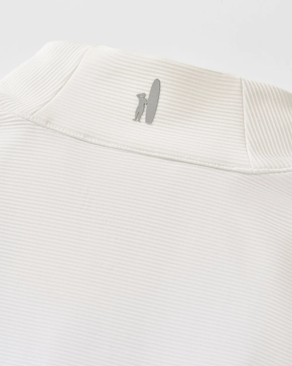 HOPPIN' 1/4 ZIP PULLOVER (WHITE) - JOHNNIE-O