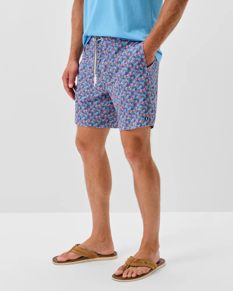 FREESIA SWIM SHORTS (NAVY) - JOHNNIE-O