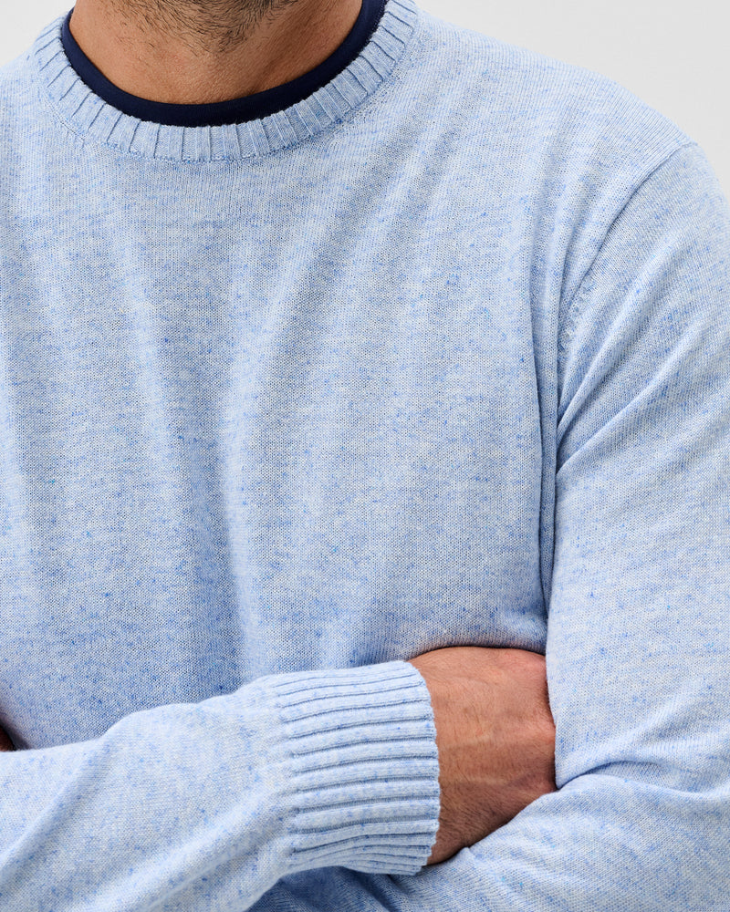 ALBUS SWEATER (GULF BLUE) - JOHNNIE-O