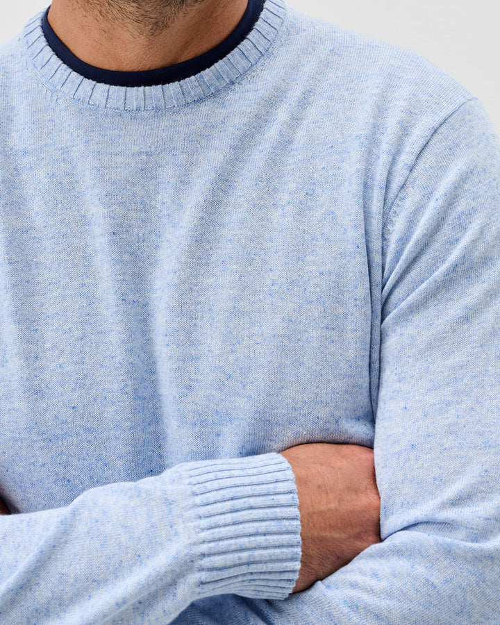 ALBUS SWEATER (GULF BLUE) - JOHNNIE-O