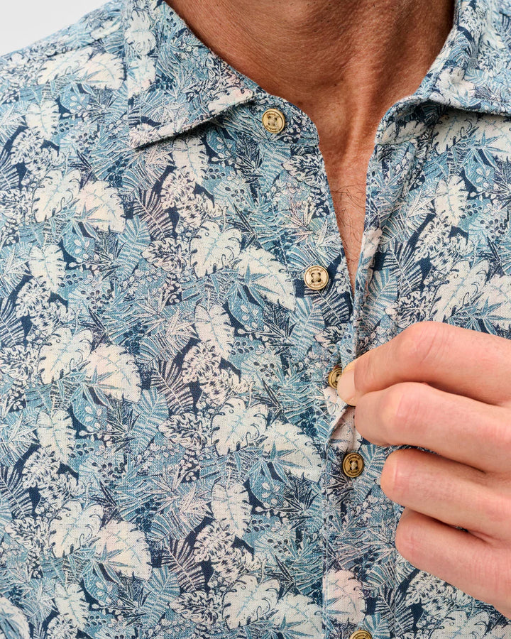 RAGLAND BUTTON UP SHIRT (WAKE) - JOHNNIE-O