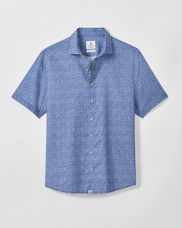 PATEL BUTTON DOWN SHIRT (NAVY) - JOHNNIE-O