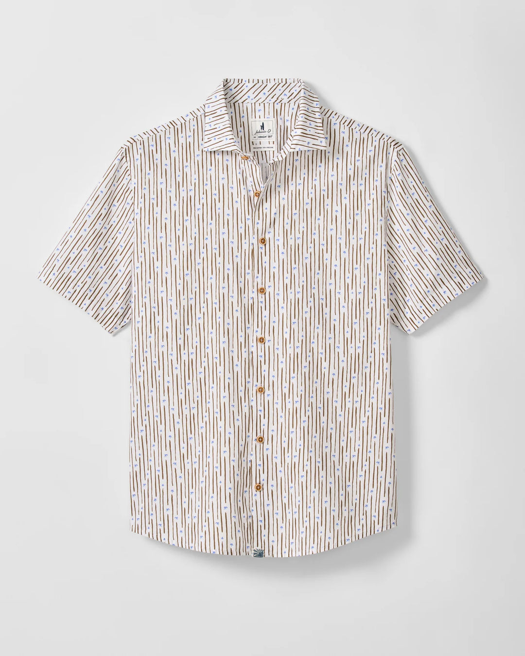 SHORT SLEEVE PENDOLA SHIRT (WHITE) - JOHNNIE-O
