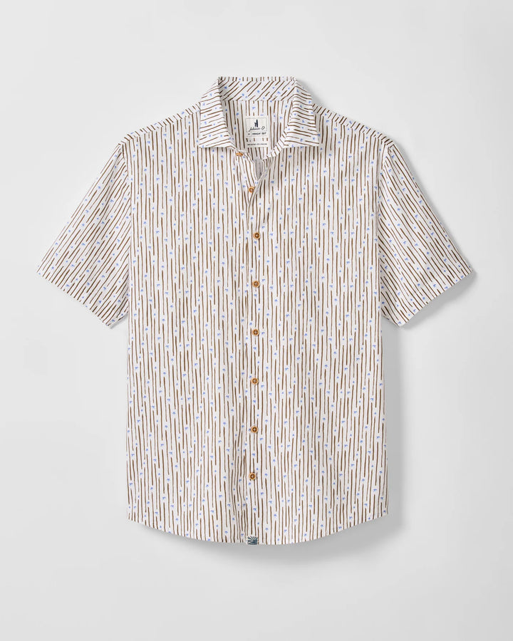 SHORT SLEEVE PENDOLA SHIRT (WHITE) - JOHNNIE-O