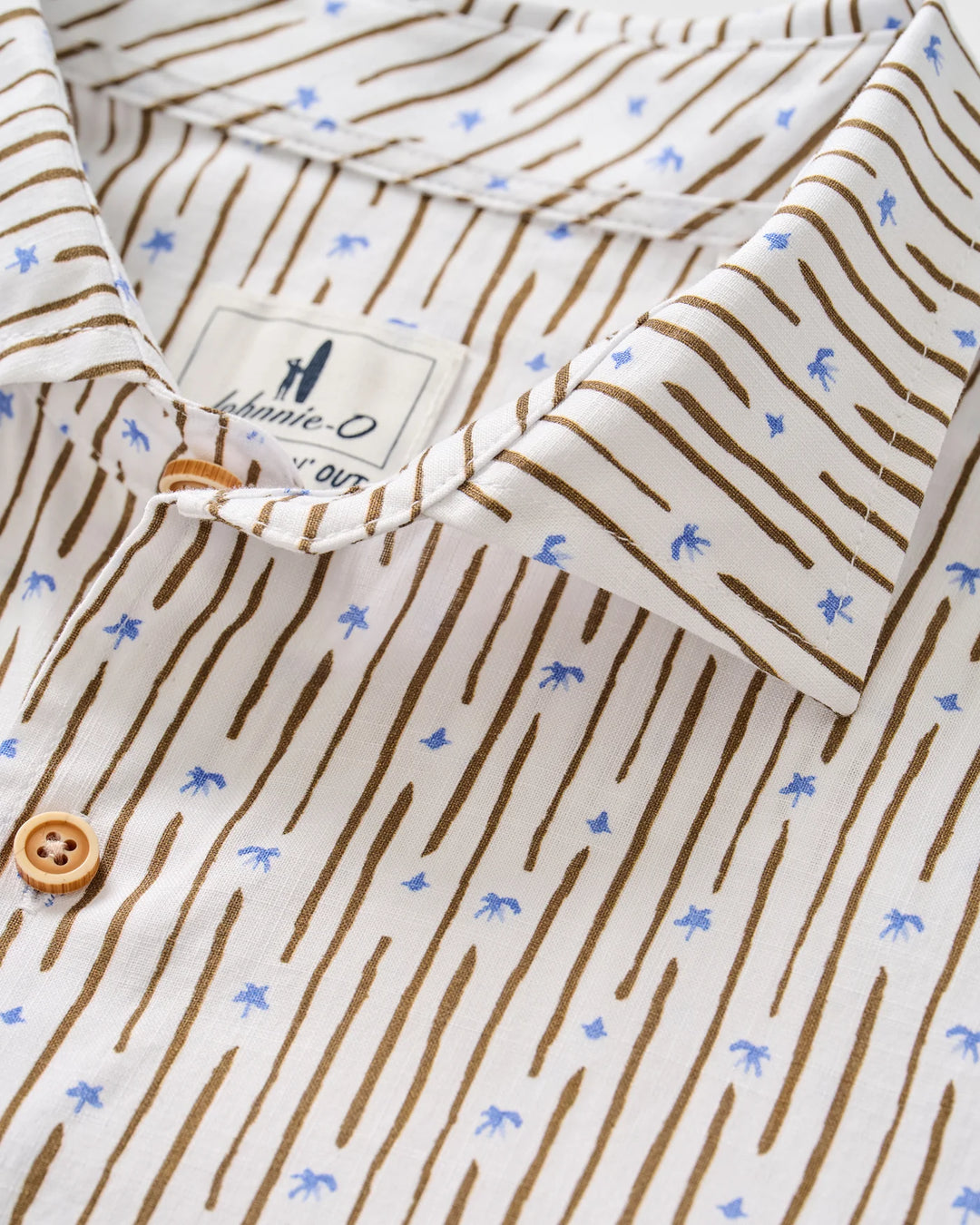 SHORT SLEEVE PENDOLA SHIRT (WHITE) - JOHNNIE-O