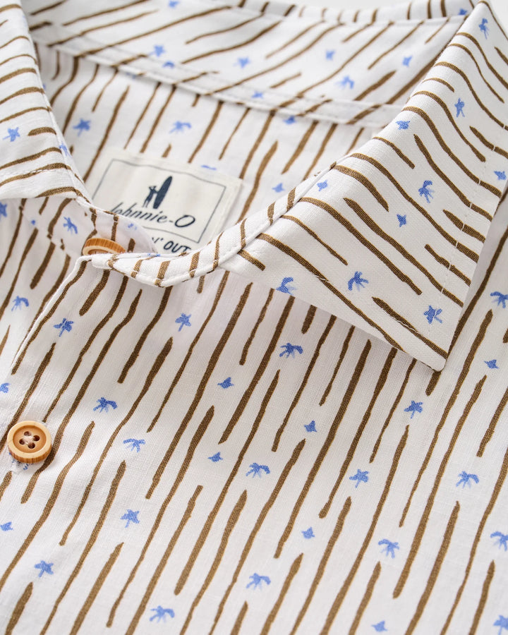 SHORT SLEEVE PENDOLA SHIRT (WHITE) - JOHNNIE-O