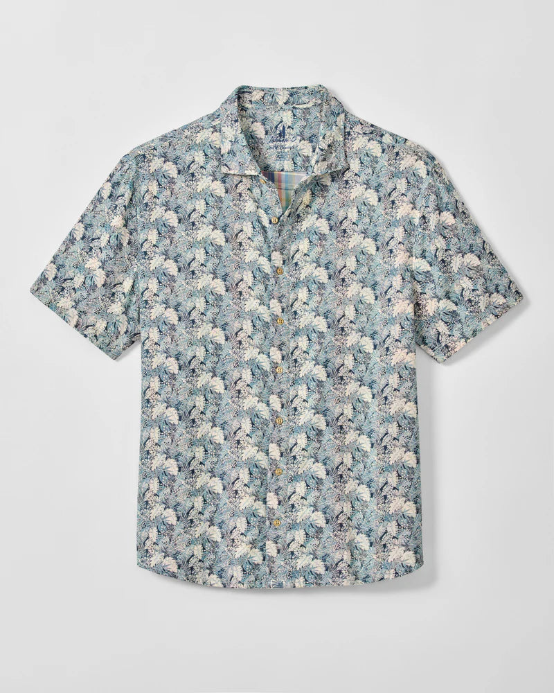 RAGLAND BUTTON UP SHIRT (WAKE) - JOHNNIE-O