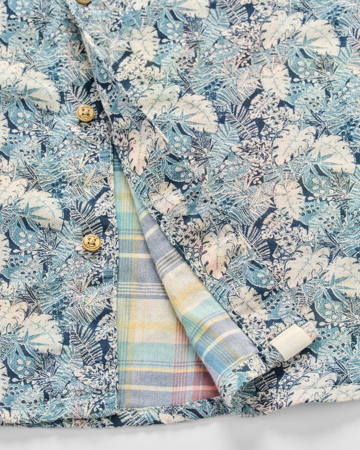 RAGLAND BUTTON UP SHIRT (WAKE) - JOHNNIE-O