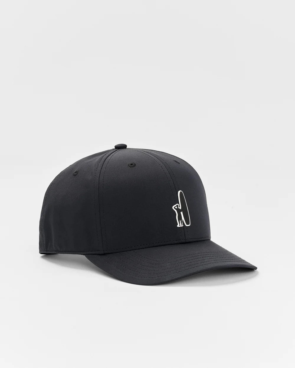 SURFER LOGO HAT (BLACK) - JOHNNIE-O
