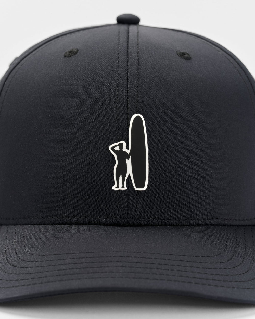 SURFER LOGO HAT (BLACK) - JOHNNIE-O