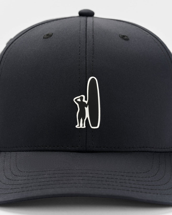 SURFER LOGO HAT (BLACK) - JOHNNIE-O