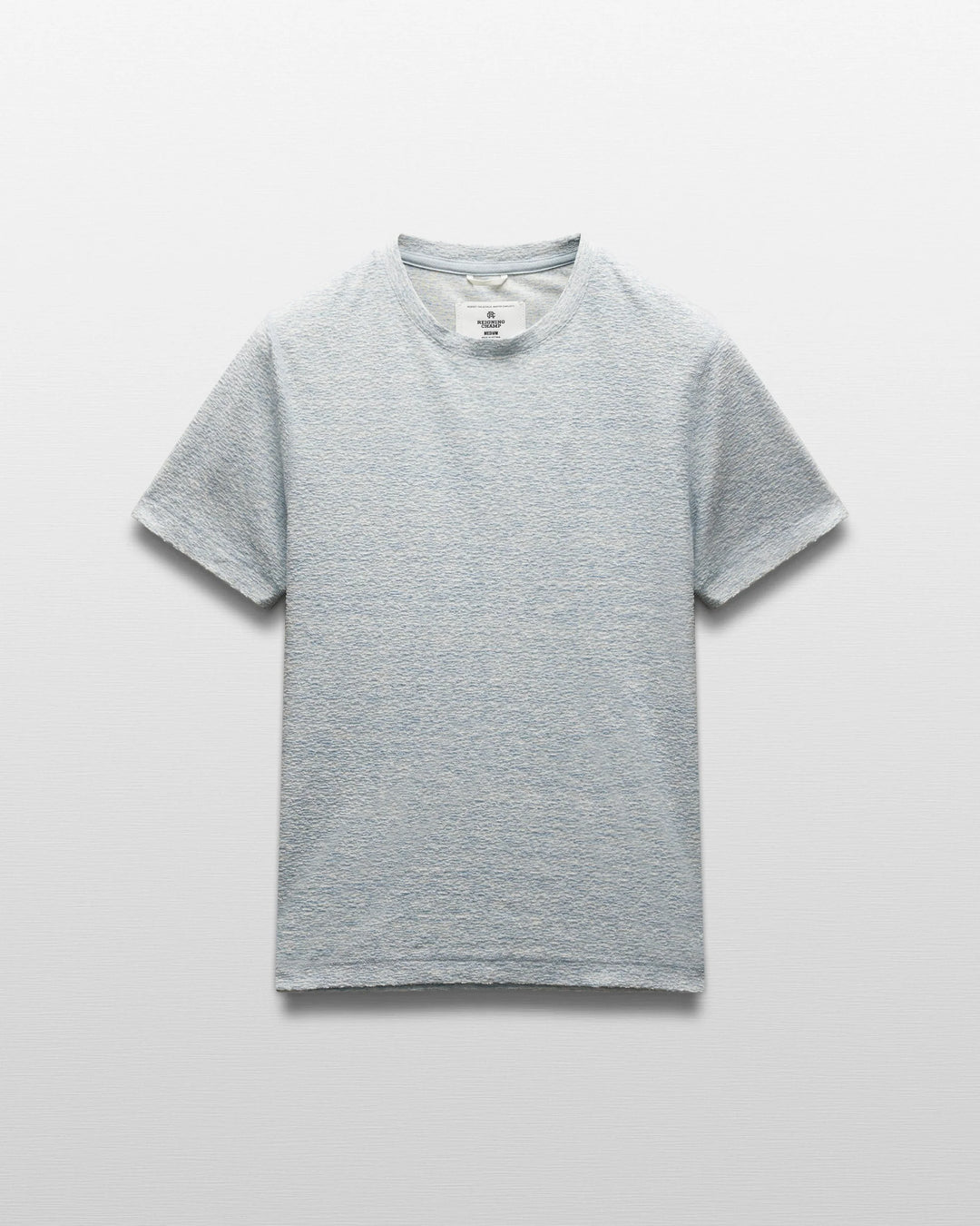 TEXTURED TERRY T-SHIRT (STATIC BLUE) - REIGNING CHAMP