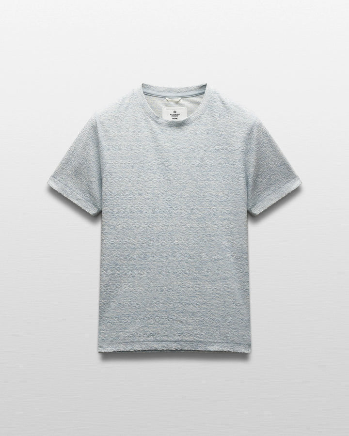 TEXTURED TERRY T-SHIRT (STATIC BLUE) - REIGNING CHAMP