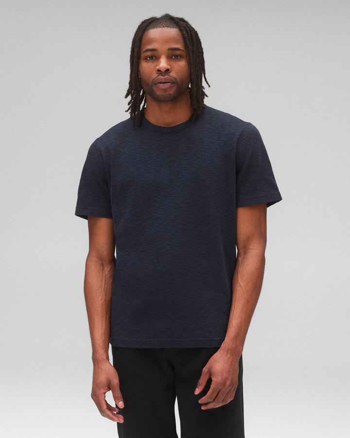 KNIT SLUB T-SHIRT (NAVY) - REIGNING CHAMP