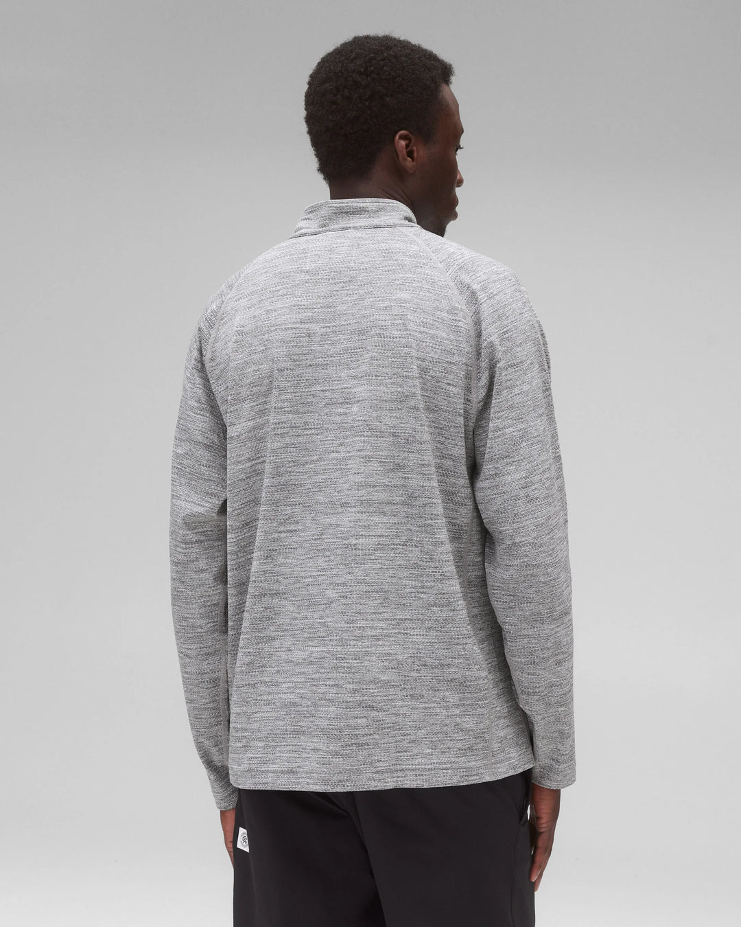 SOLOTEX MESH 1/4 ZIP (GREY) REIGNING CHAMP – Jeff's Guyshop