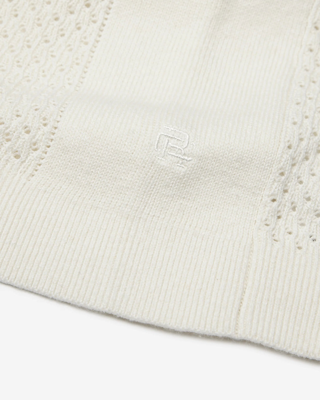 COTTON LINEN VICTOR POLO (IVORY) - REIGNING CHAMP