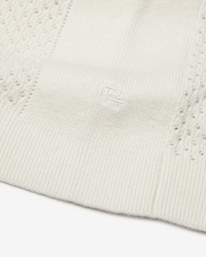 COTTON LINEN VICTOR POLO (IVORY) - REIGNING CHAMP