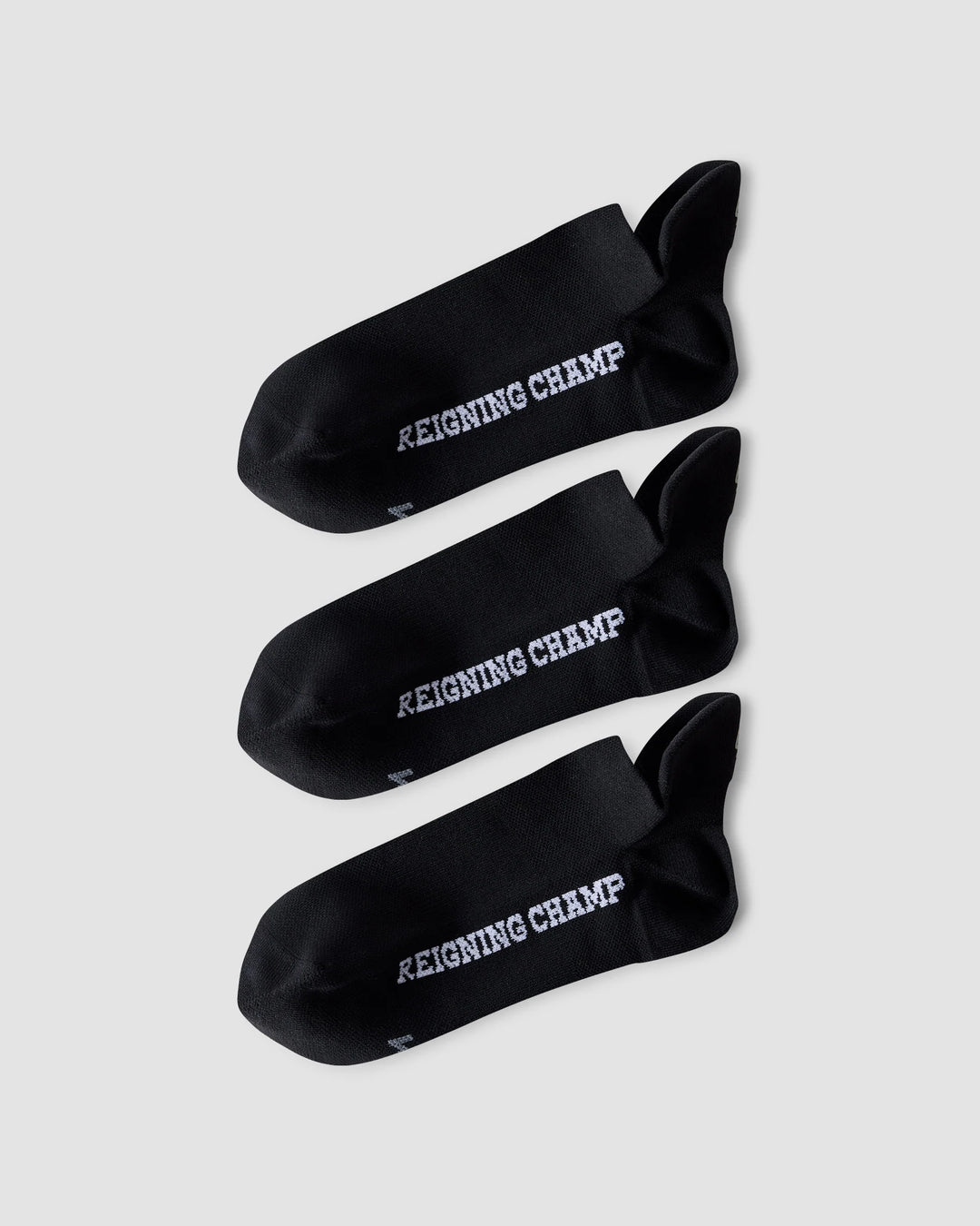 3 PACK TAB SPEED SOCKS (BLACK) - REIGNING CHAMP