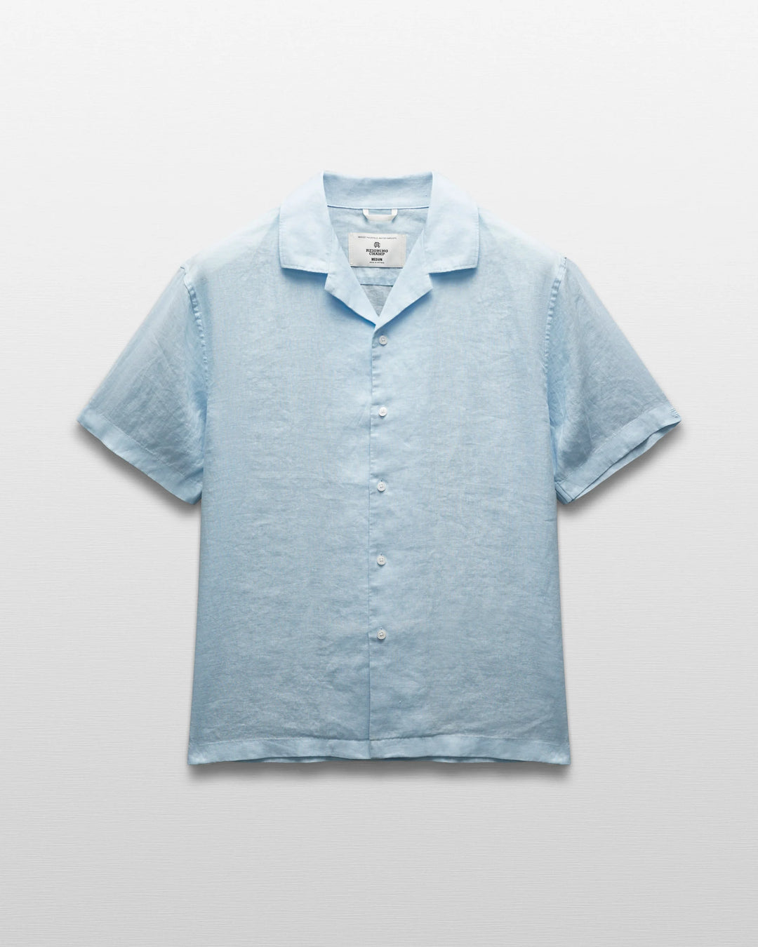 LINEN RETREAT CAMP SHIRT (LIGHT BLUE) - REIGNING CHAMP