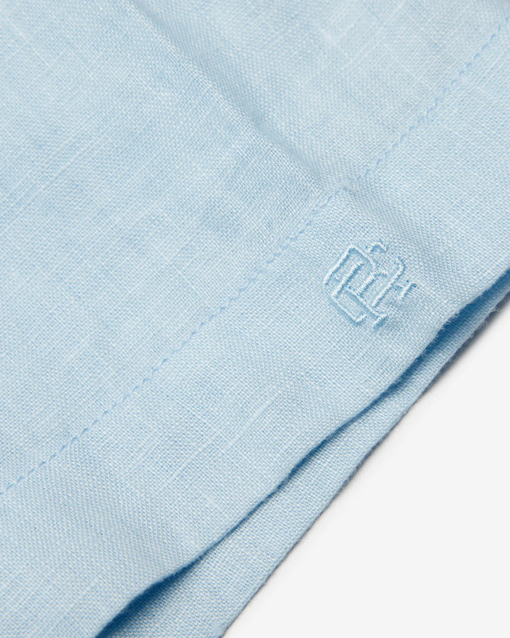 LINEN RETREAT CAMP SHIRT (LIGHT BLUE) - REIGNING CHAMP