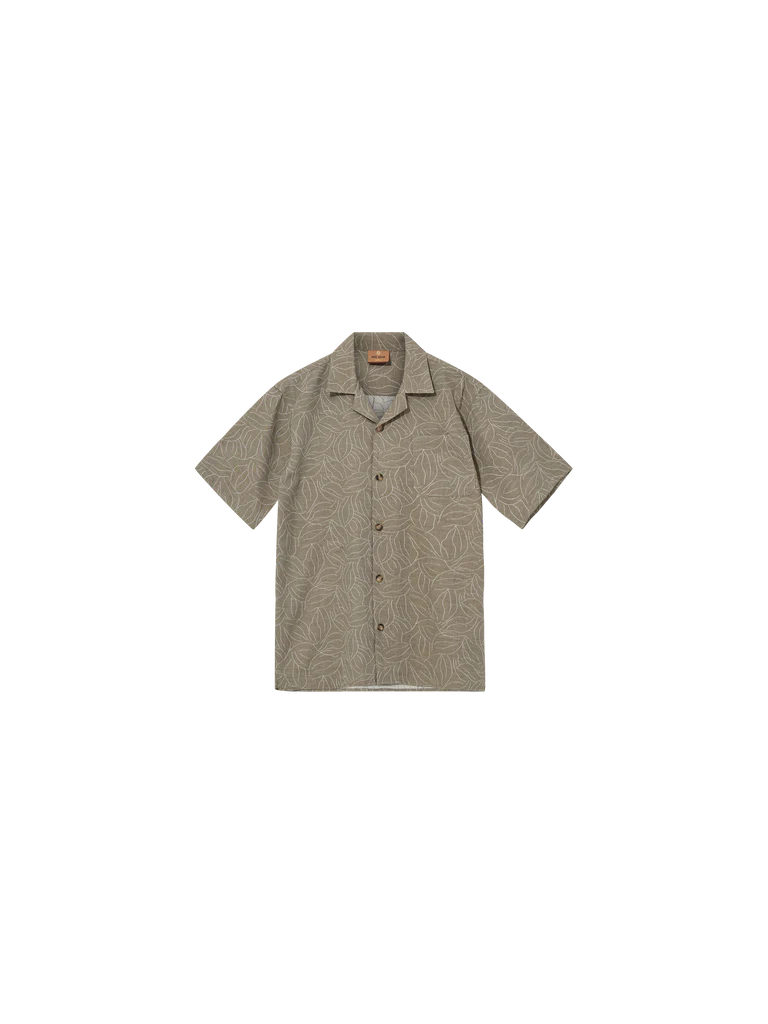 MARLON CUBAN SHIRT (GRAPE LEAF) - MOS MOSH GALLERY