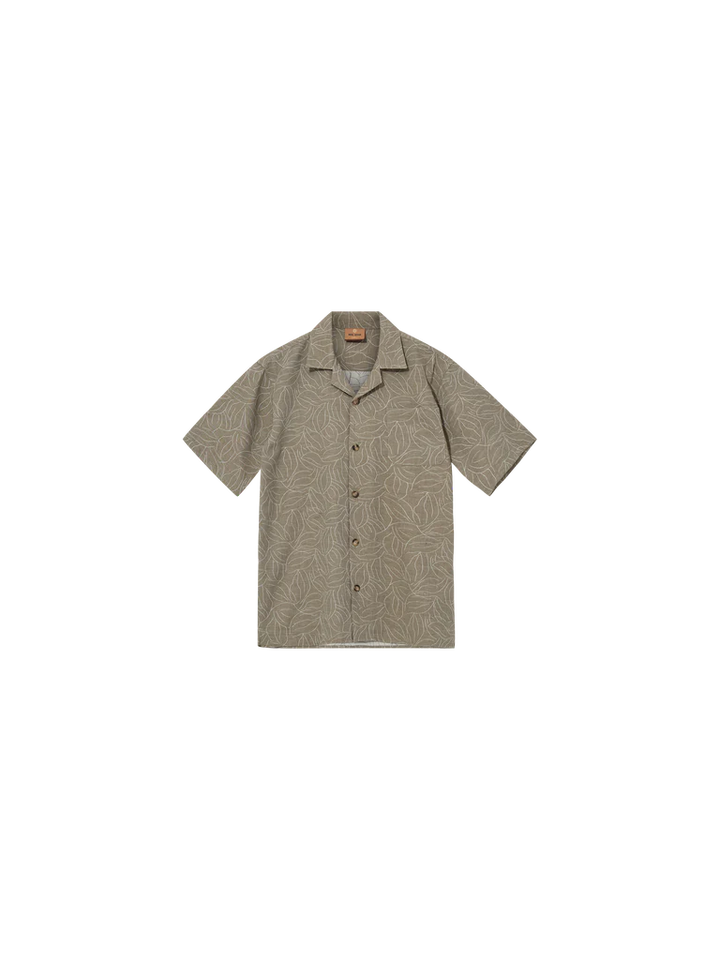 MARLON CUBAN SHIRT (GRAPE LEAF) - MOS MOSH GALLERY